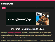 Tablet Screenshot of nikobishunde.com